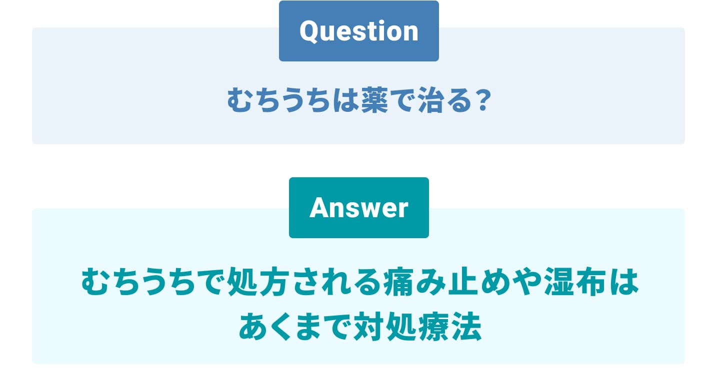 むちうちは薬で治る？