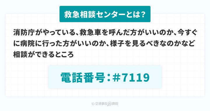 救急相談センターとは？