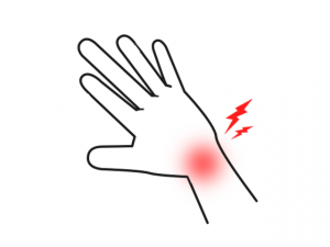 交通事故のむちうちによる手首の痛みの原因と治療方法について解説