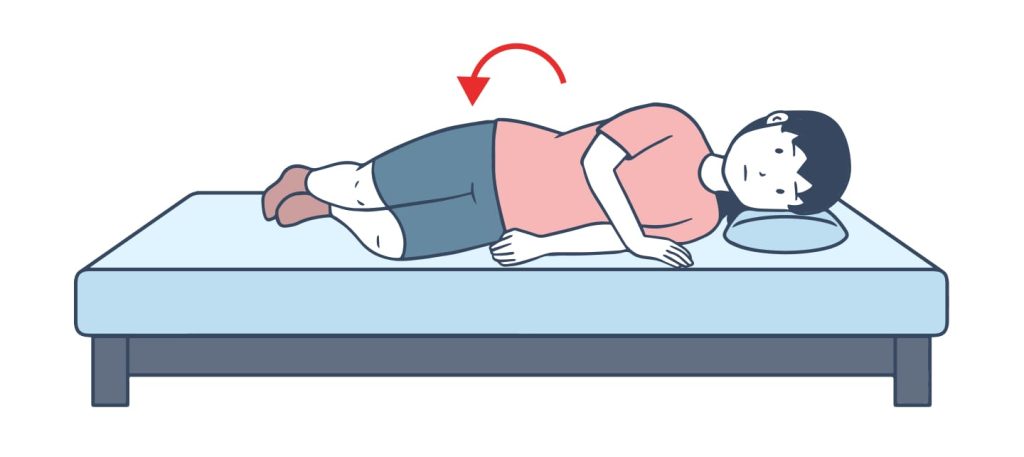 腰が痛いときの寝方は横向きが良い