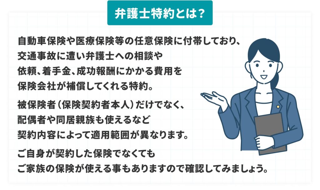 弁護士特約とは？